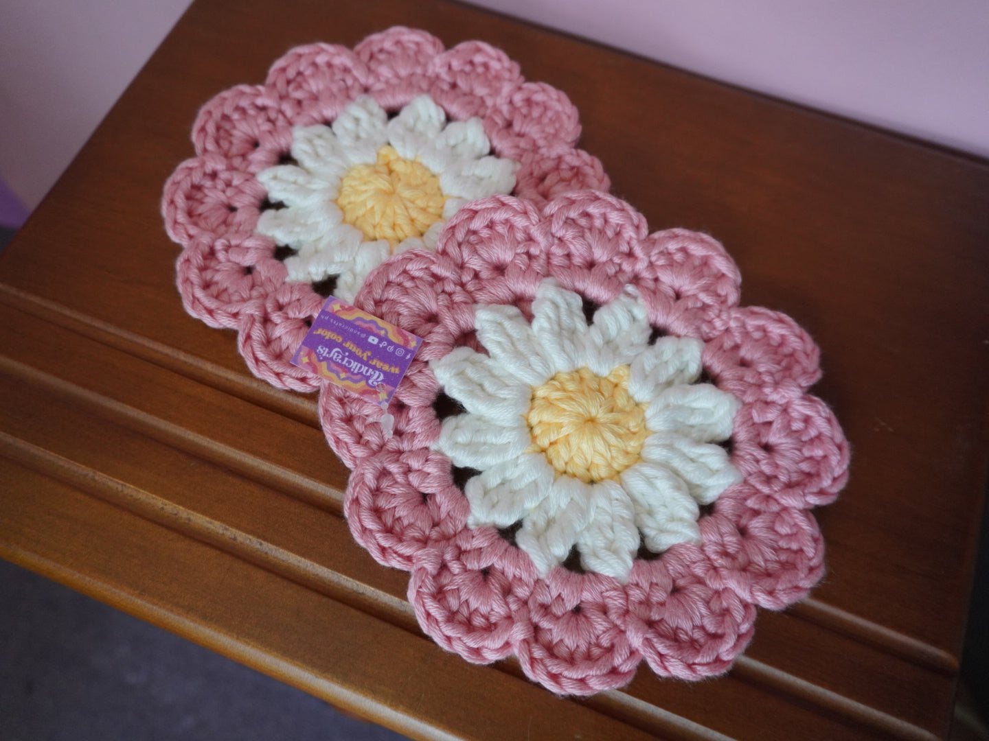 AndiCrafts Home | Gina Crocheted Coaster (Made to Order)