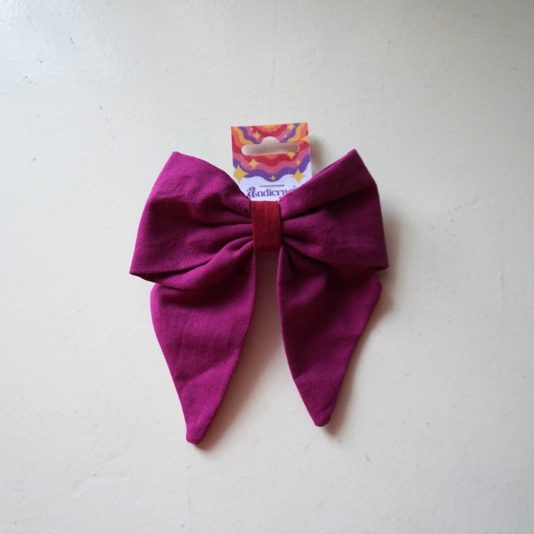 AndiCrafts Accessories | Moon Edition — Hair Bow Clip Barrette S