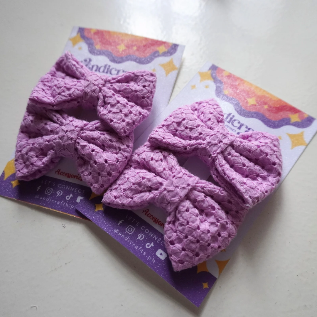 AndiCrafts Accessories | Hair Bow Mini Duo