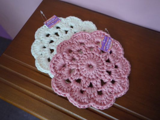 AndiCrafts Home | Flora Crocheted Coaster (Made to Order)
